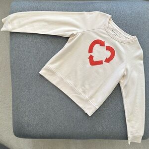 NWT Madewell X charity:water Recycle Pullover Sweater Small